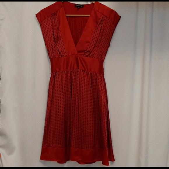 Bebe Satin Dress - Picture 3 of 6